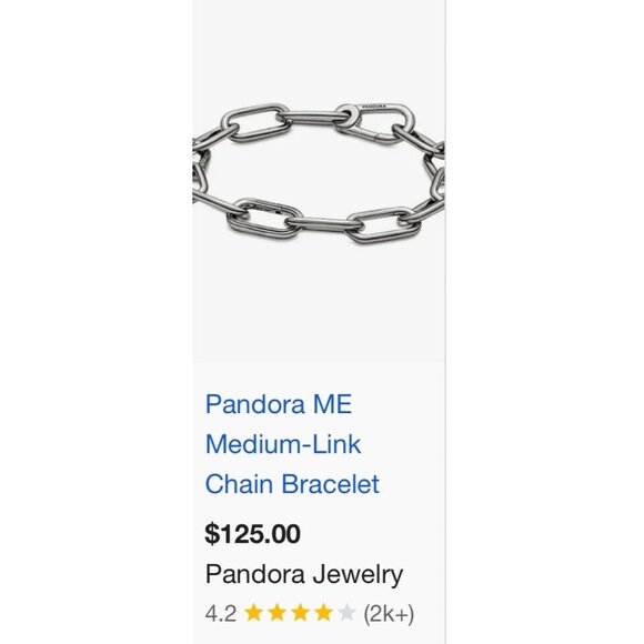 Pandora Me Ruthenium Plated Link Bracelet - Picture 7 of 7